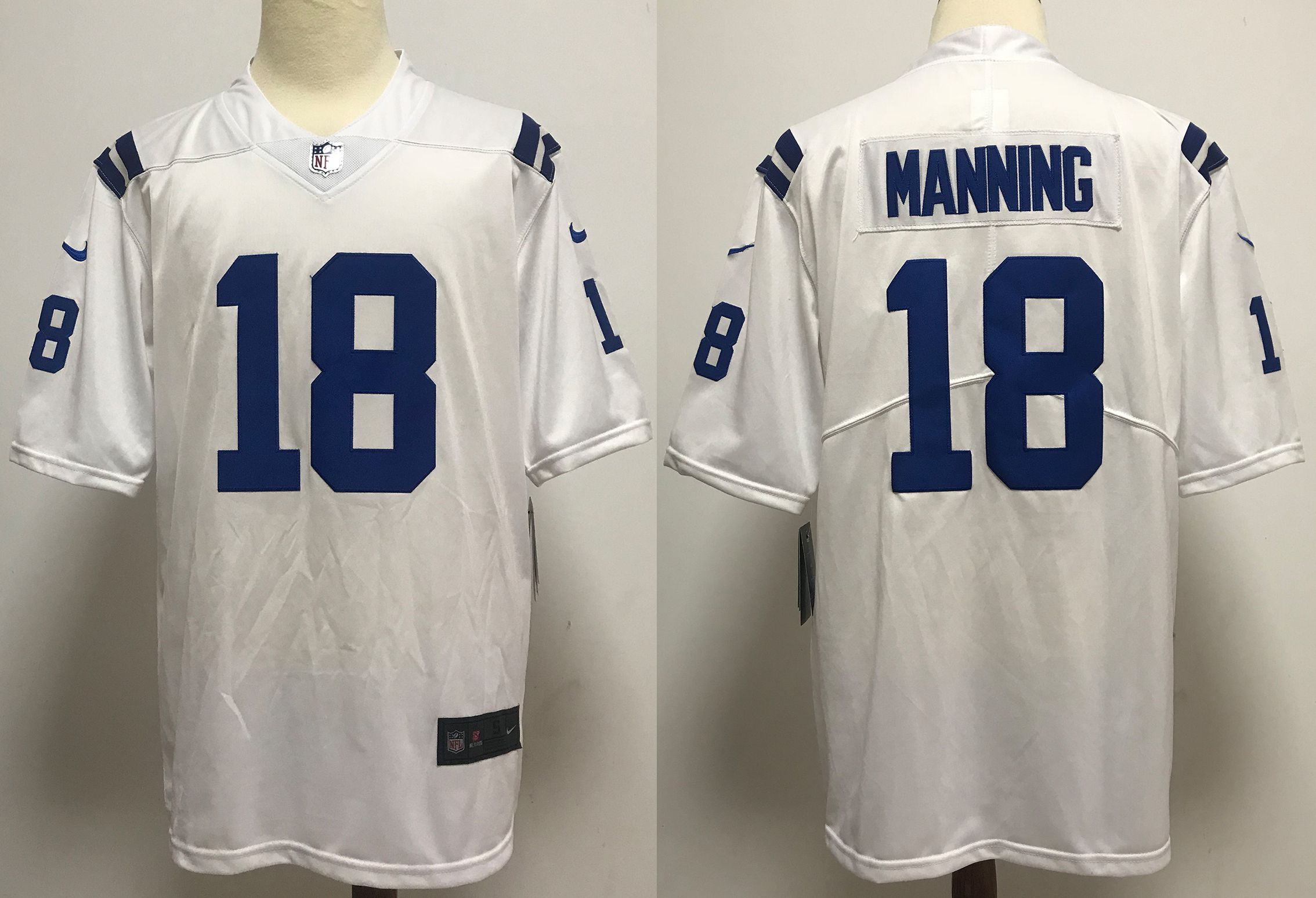 Men Indianapolis Colts #18 Manning White Nike Vapor Untouchable Limited 2020 NFL Nike Jerseys->indianapolis colts->NFL Jersey